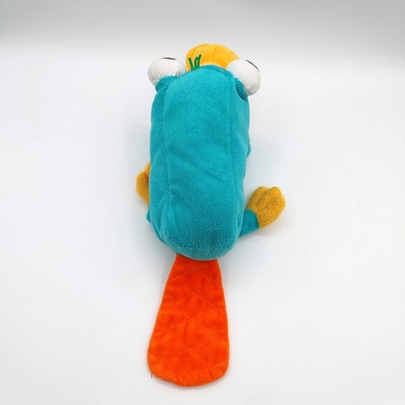 Disney Parks Perry the Platypus Phineas and Ferb 9" Plush Figure Toy Teal Green - Picture 3 of 4